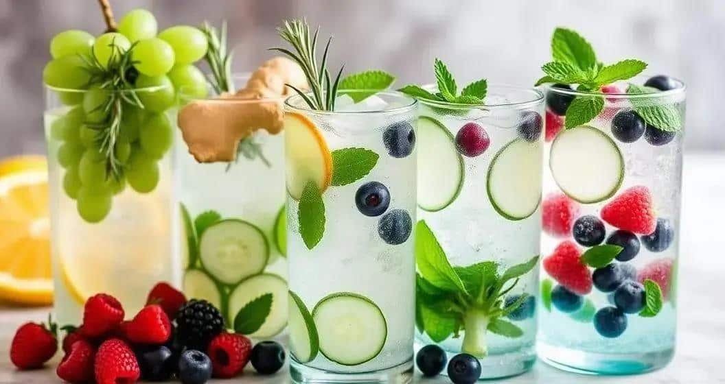 Variazioni Originali di Gin Tonic con Uva Verde