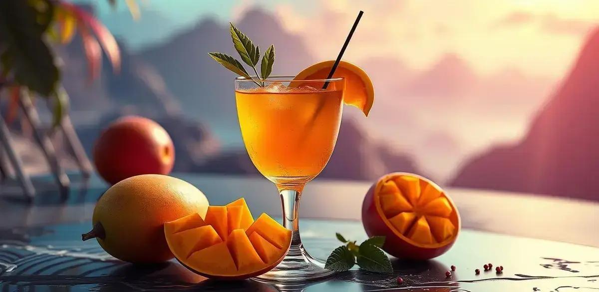 Caipirinha de Manga e Pimenta-do-Reino: Uma Experiência Refrescante e Picante