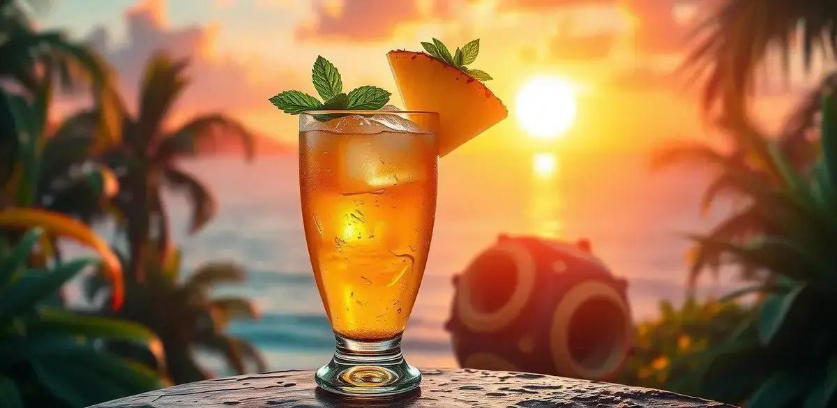 Caipiríssima de Abacaxi com Rum Envelhecido: O Destilado Refrescante