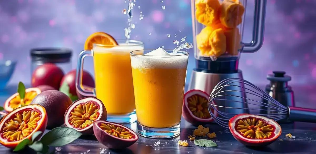 Como fazer espuma de maracujá