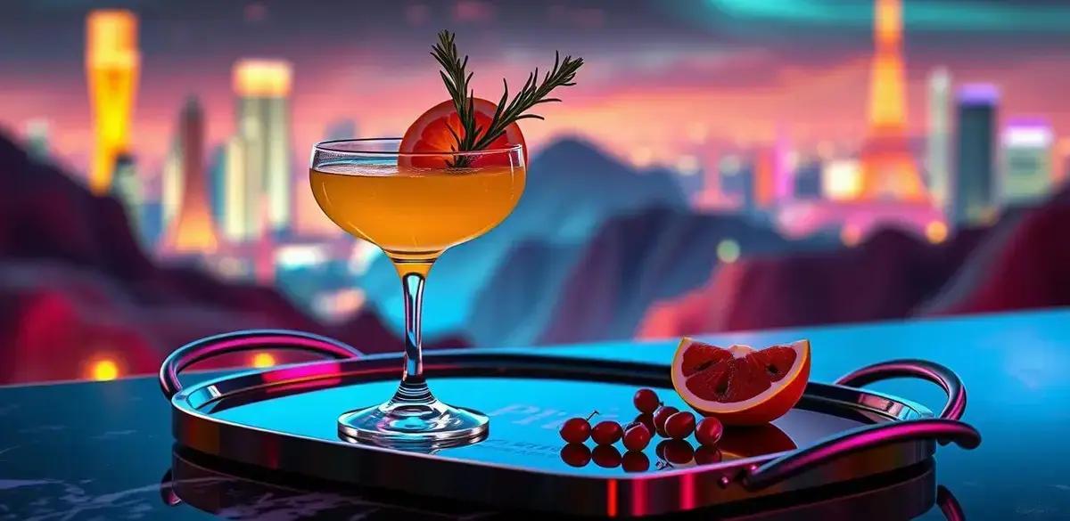 Decoração e Apresentação do Pisco Sour