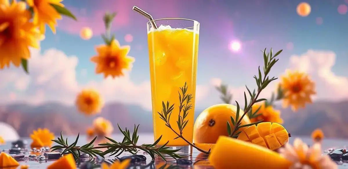 Energético com Suco de Manga e Alecrim: Refresque-se e Revitalize seu Dia!