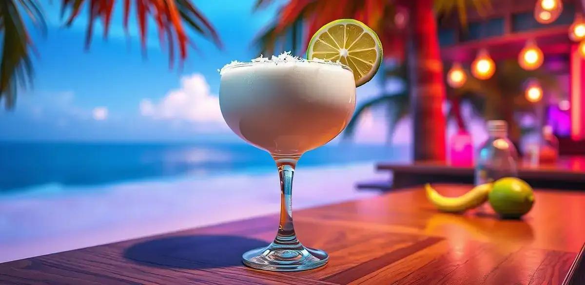 Ingredientes da Margarita com Espuma de Coco