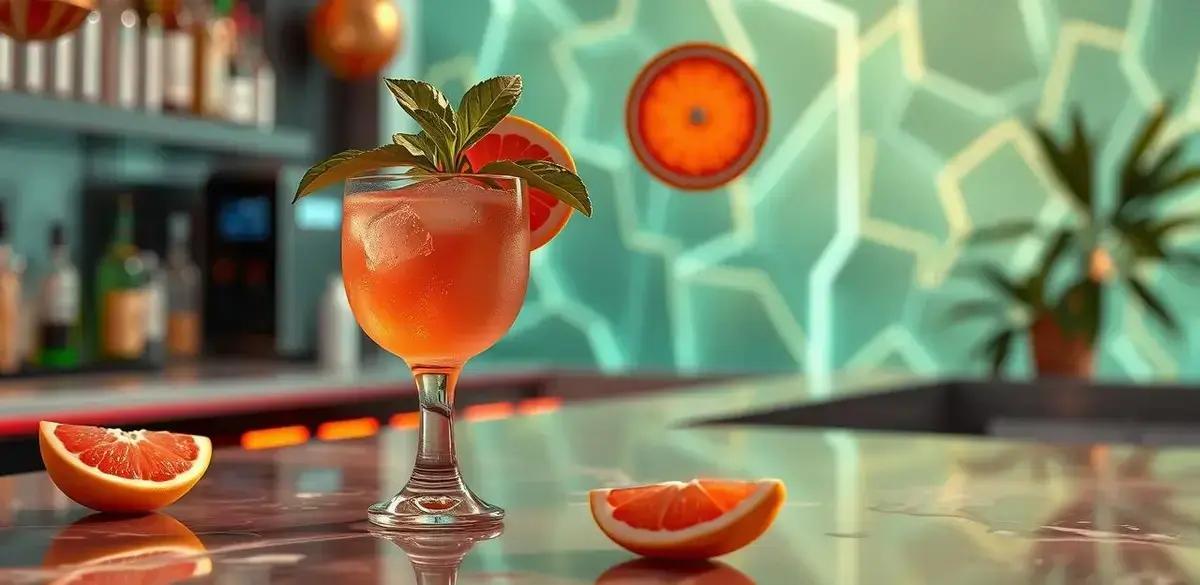 Paloma de Grapefruit com Manjericão: Uma Delícia Refrescante para Provar