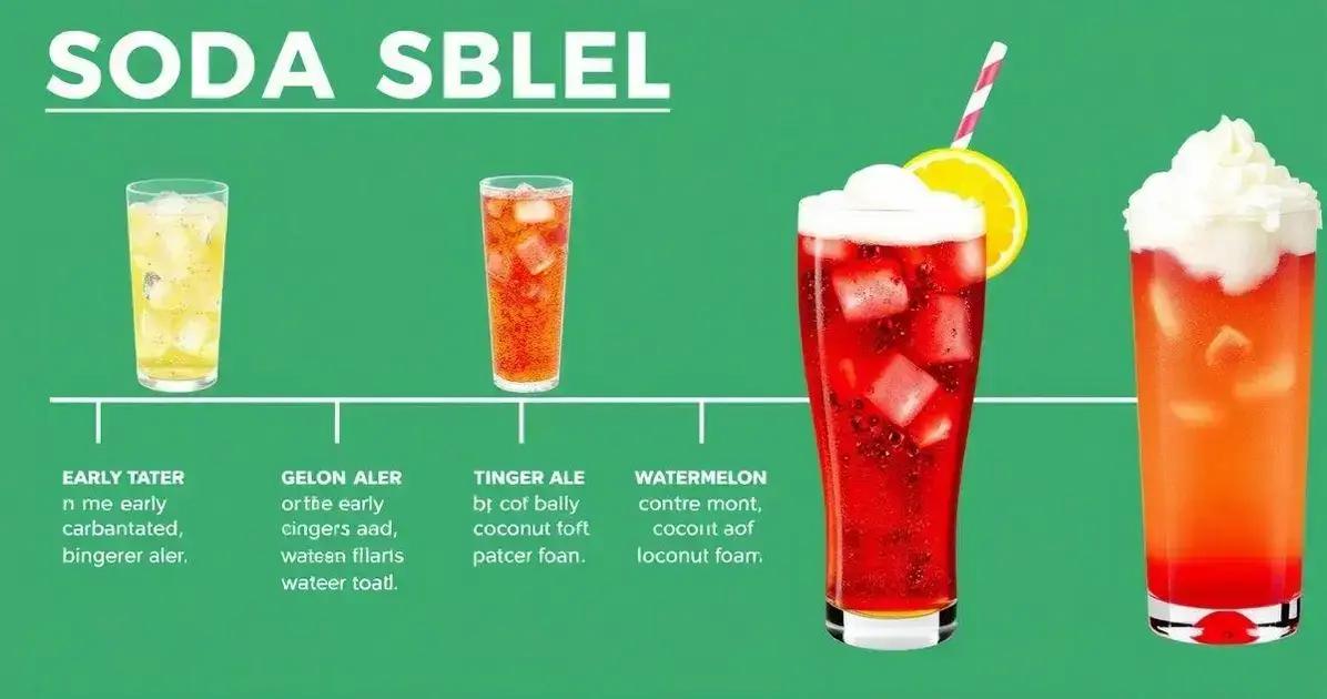 A história do refrigerante como uma bebida refrescante