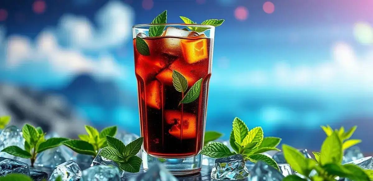 Benefícios Refrescantes do Refrigerante de Cola e Hortelã