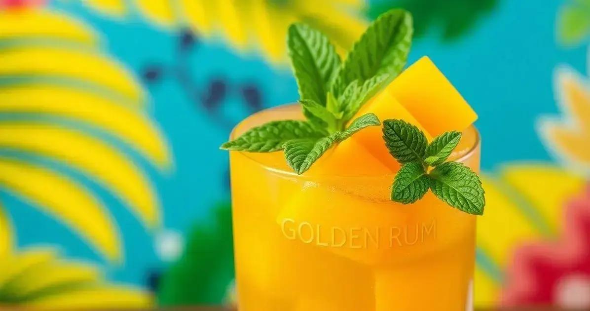 Caipiríssima de Manga com Rum Dourado: Uma Experiência Tropical Incrível