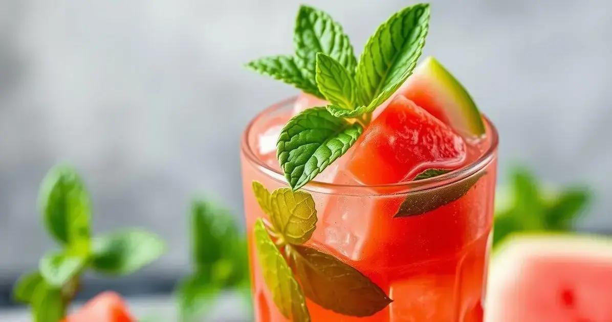 Caipiroska de Melancia com Hortelã: A Bebida Refrescante que Você Precisa Experimentar