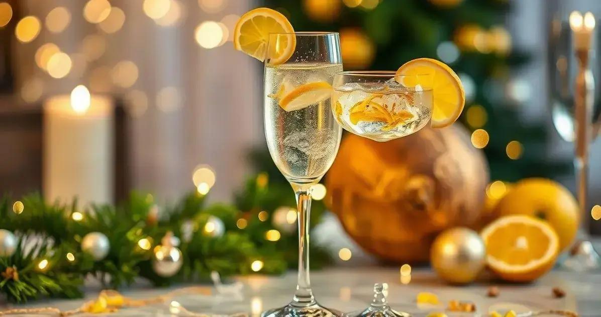 Champagne com Licor de Coco e Raspas de Limão: A Bebida Ideal para Celebrar!
