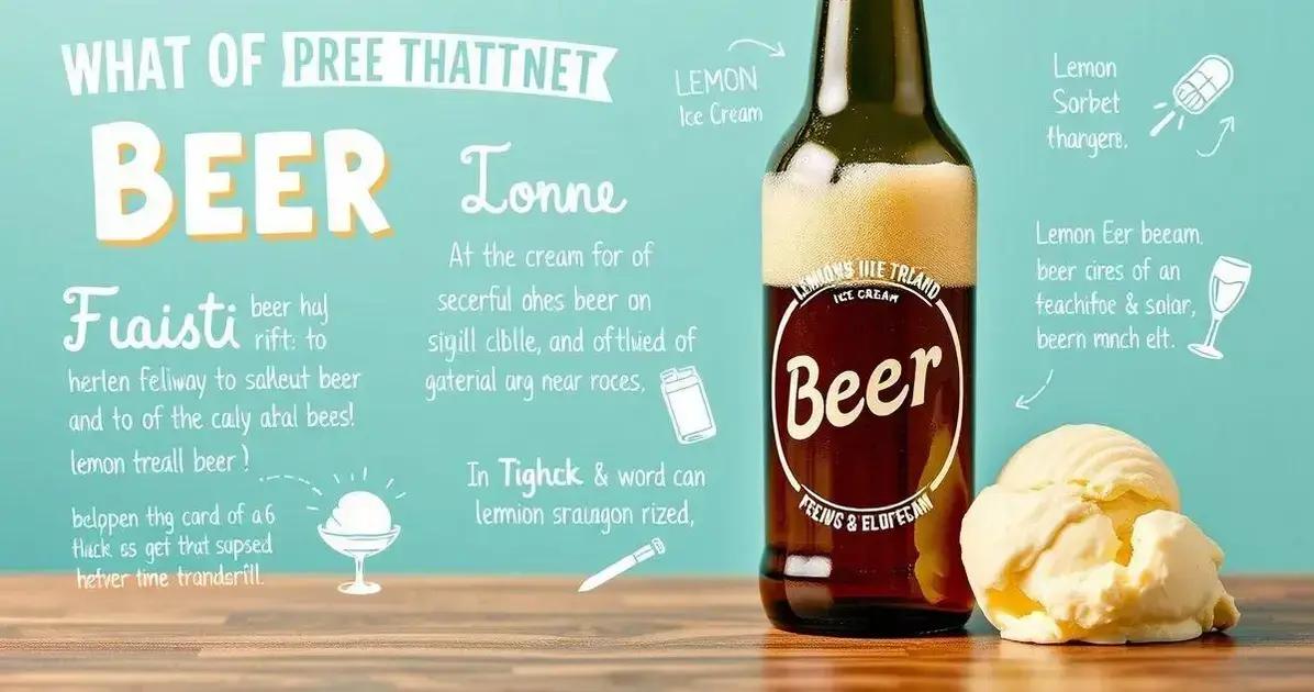 Curiosidades sobre Cerveja e Sorvete