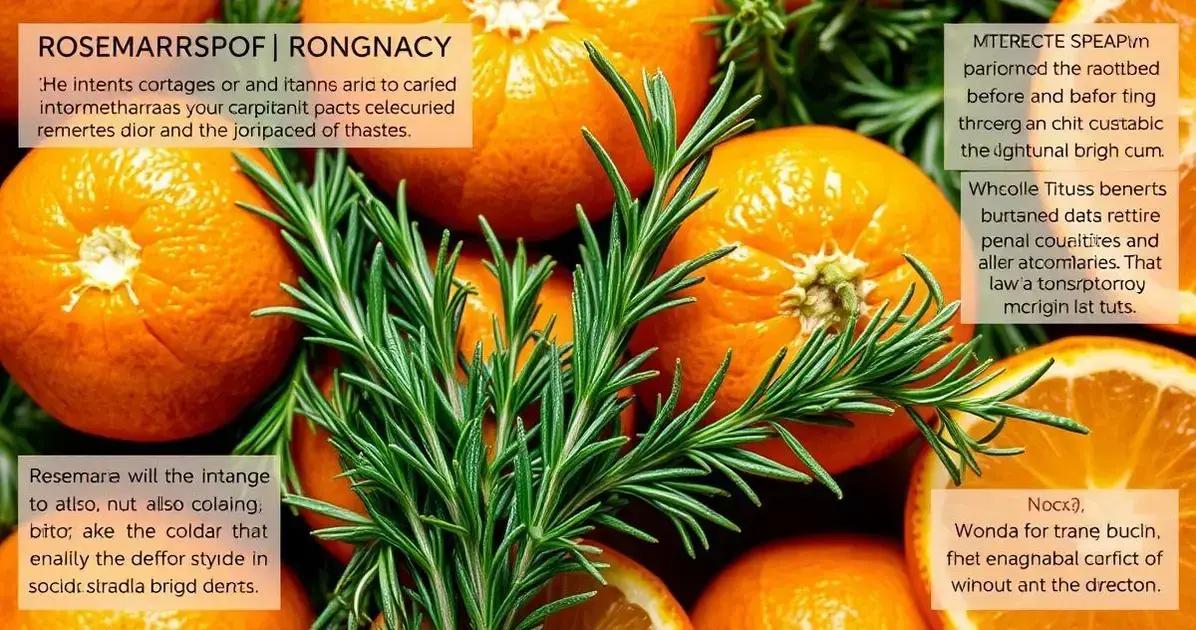 Curiosidades sobre Laranja e Alecrim