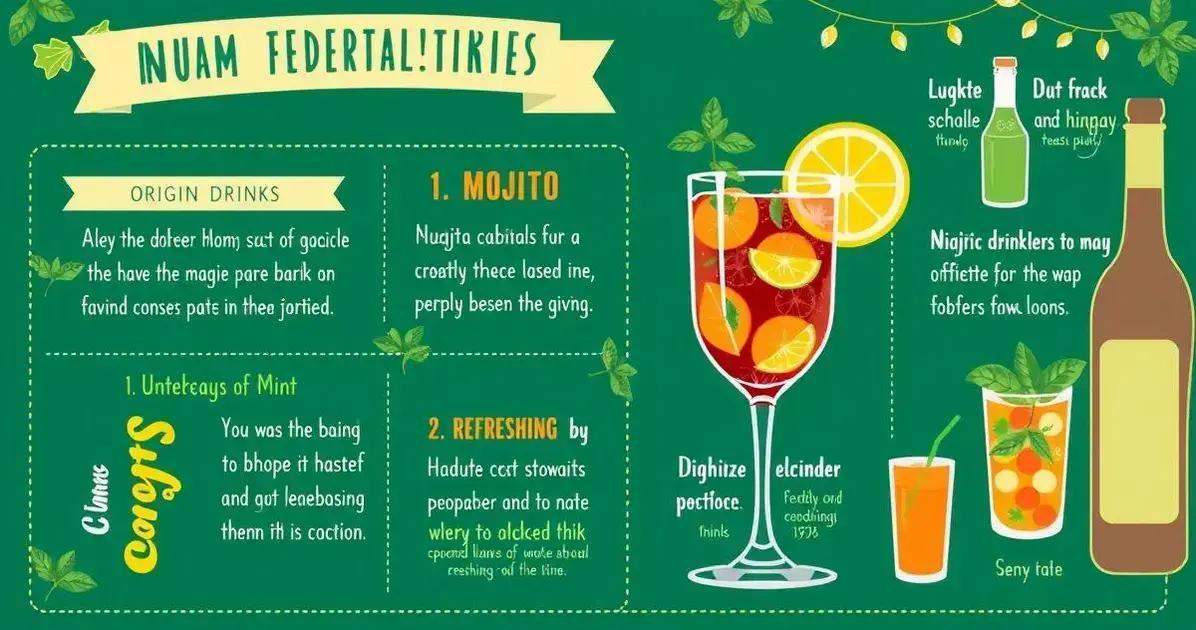 Curiosidades sobre o Rum com Refrigerante de Limão e Hortelã