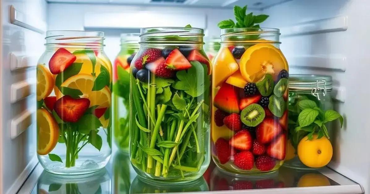 Dicas de Armazenamento para Água Aromatizada