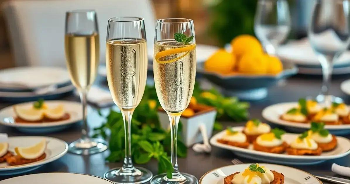 Dicas para Servir Champagne com Licor de Coco