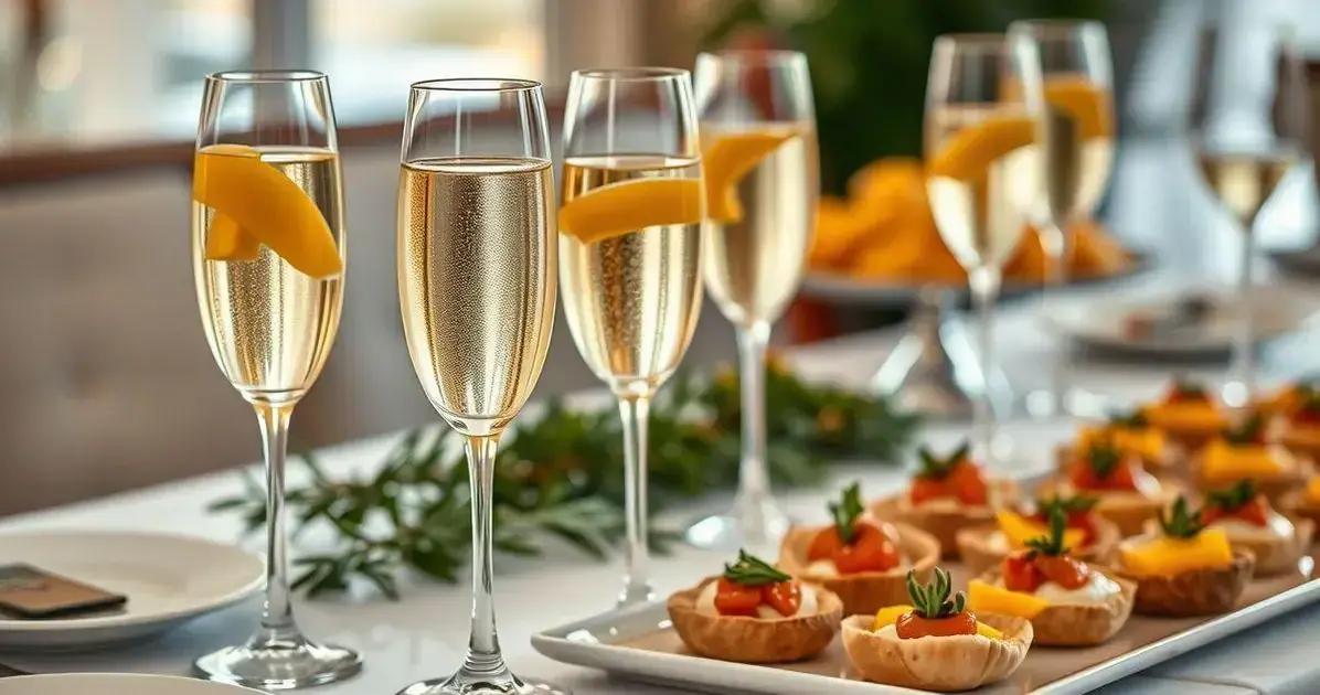 Dicas para servir o Vinho Espumante