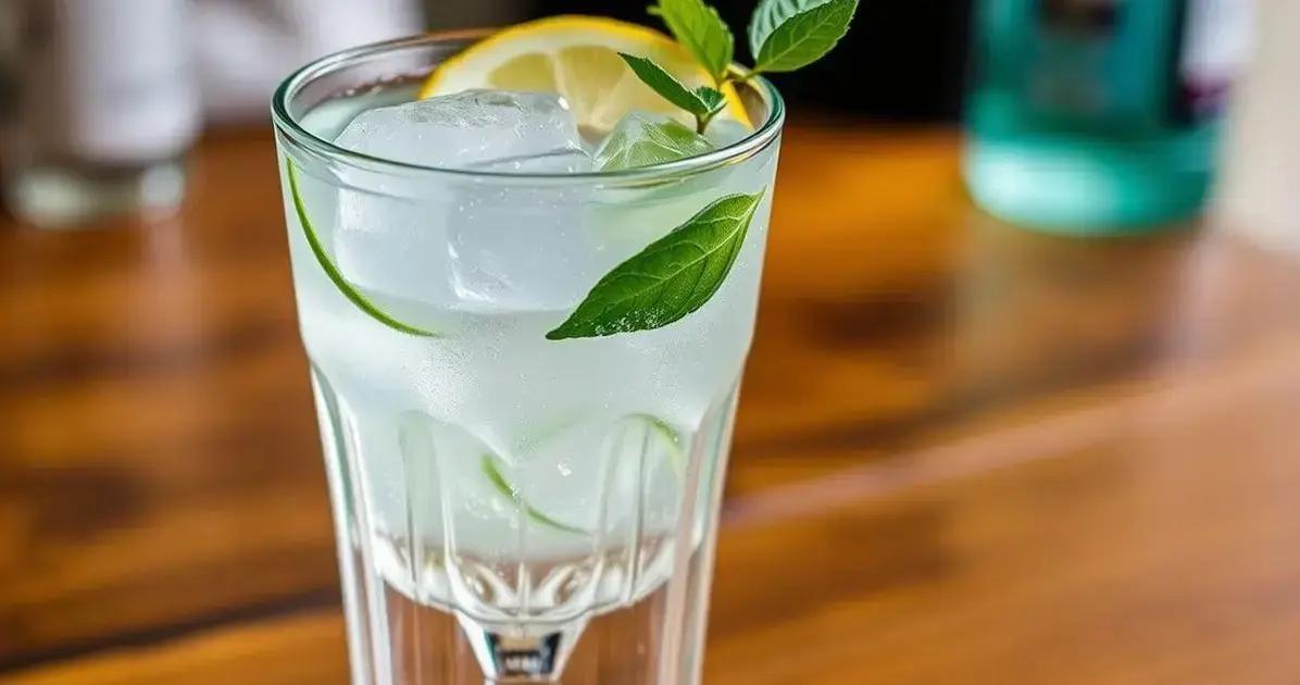 Gin Tônica com Limão Siciliano: Uma Bebida Refrescante que Você Precisa Experimentar