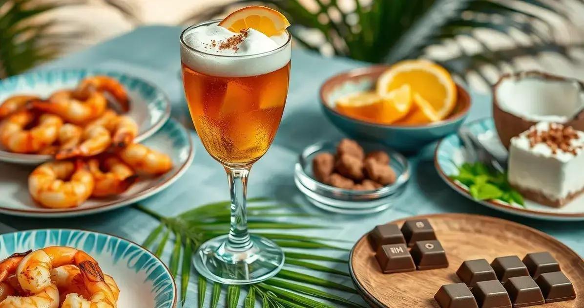 Harmonização com bebidas e comidas