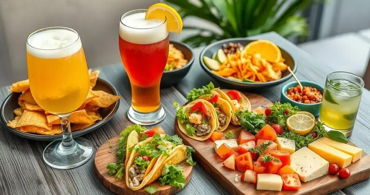 Harmonização com Petiscos e Drinks
