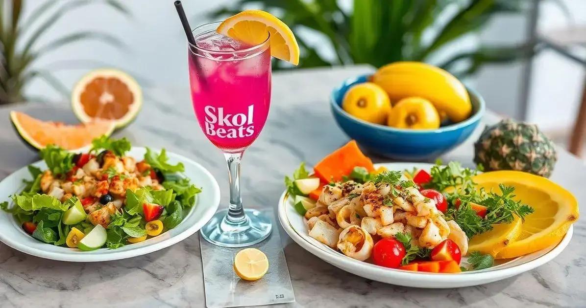 Harmonizações para o Skol Beats com Rum e Hortelã