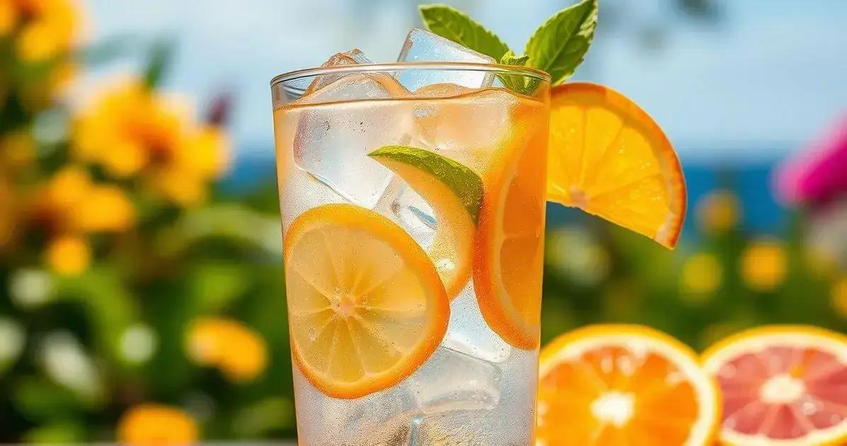 ICE com refrigerante de laranja e limão: Refresque-se com esta Delícia