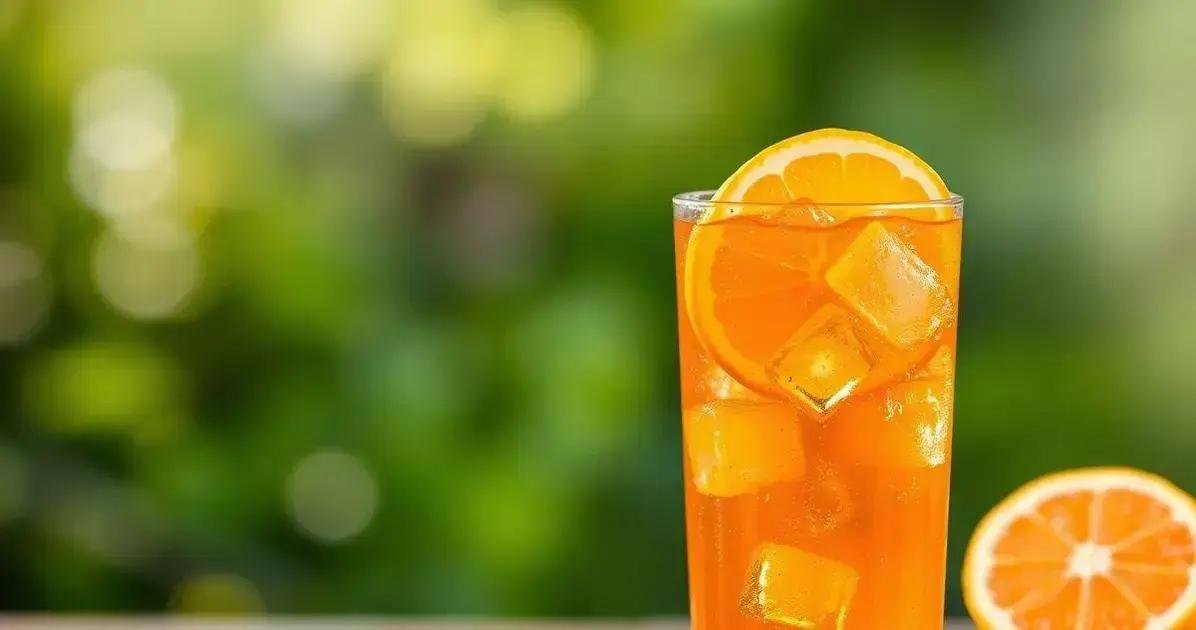 ICE com Refrigerante de Laranja e Limão: Um Refresco Incrível para o Verão