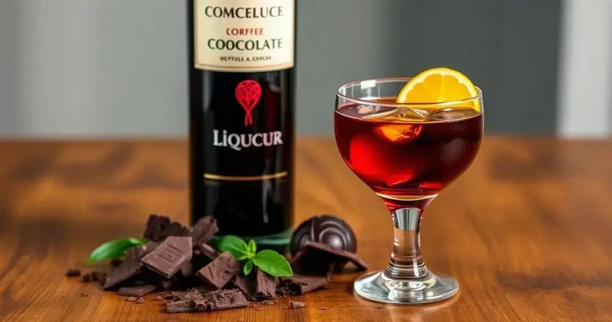 Ingredientes para Vinho com Licor de Café e Raspas de Chocolate