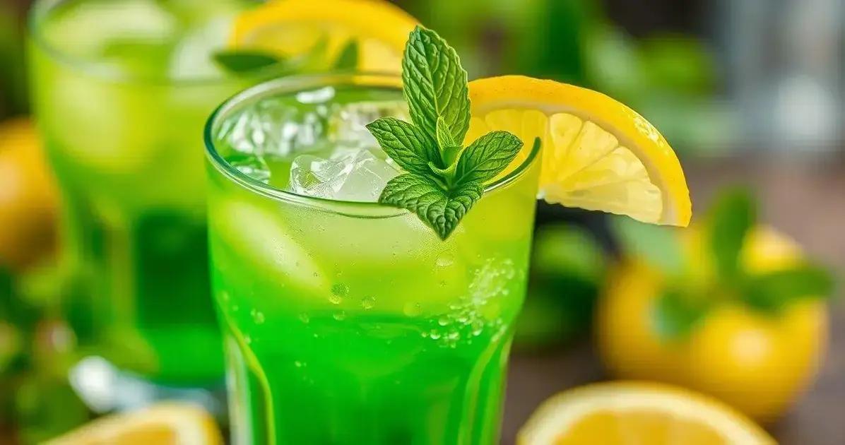 Licor de Maçã Verde com Vodka e Limão: O Drink Refrescante do Verão