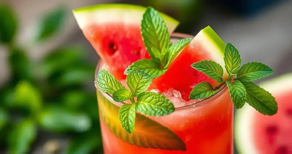 Margarita com Refrigerante de Melancia: A Mistura Refrescante que Você Precisa Experimentar