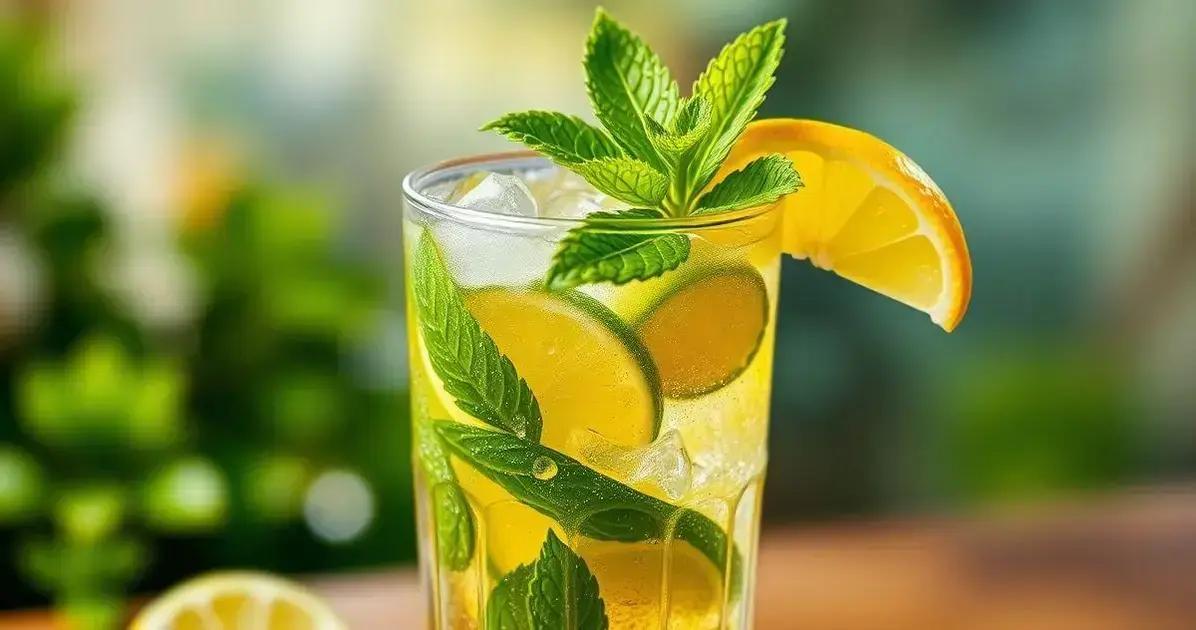 Mojito com Cerveja e Limão: Uma Nova Sensação Refrescante