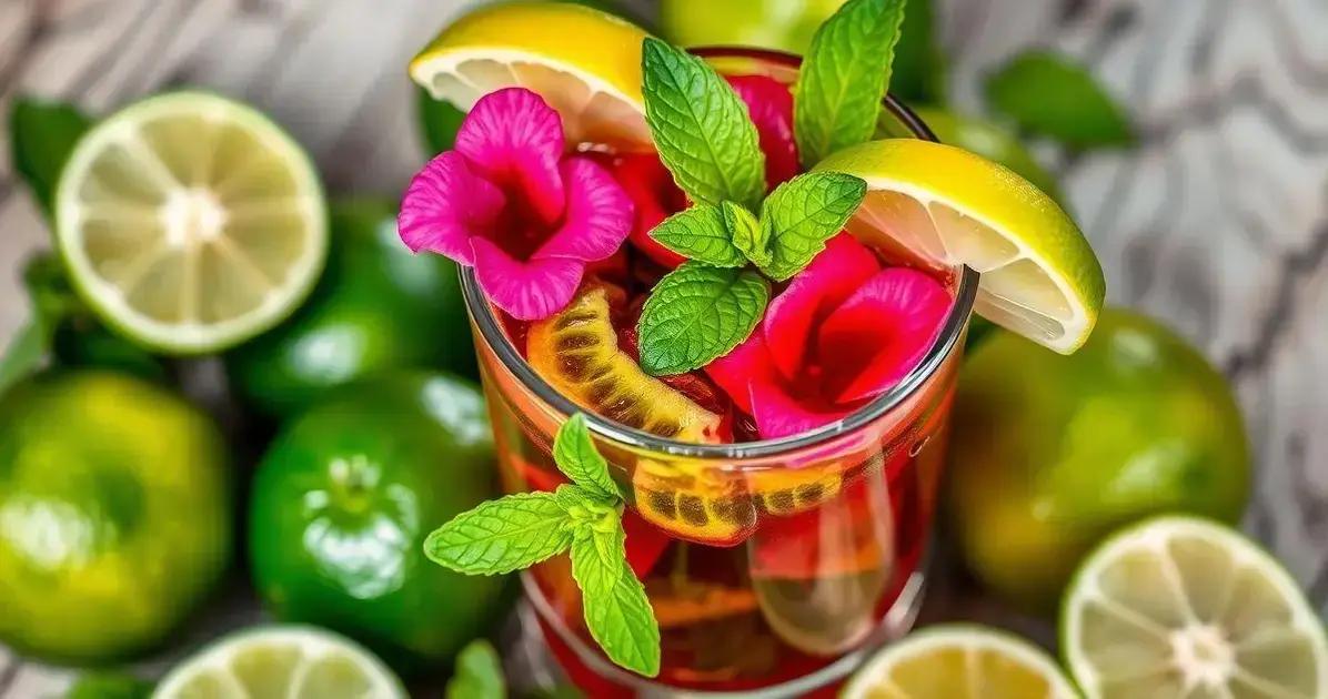 Mojito de Hibisco com Rum: A Combinação Refrescante que Você Precisa Experimentar