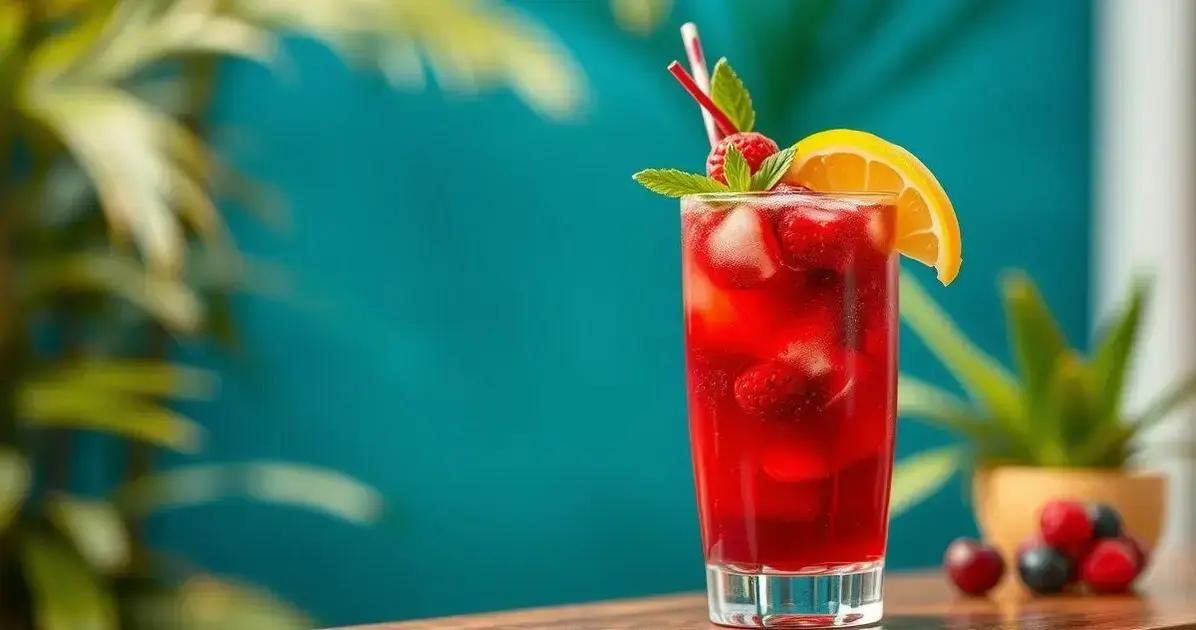 Saque com Frutas Vermelhas e Licor de Coco: Aprenda essa Receita Deliciosa!