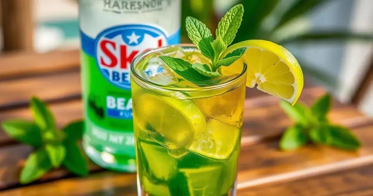 Skol Beats com Rum e Hortelã: A Receita Refrescante que Você Precisa Experimentar