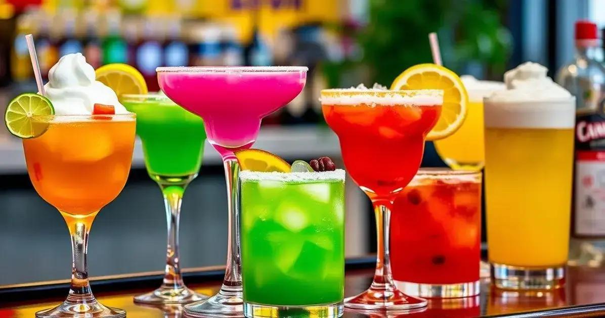Variações Criativas da Margarita com Espuma