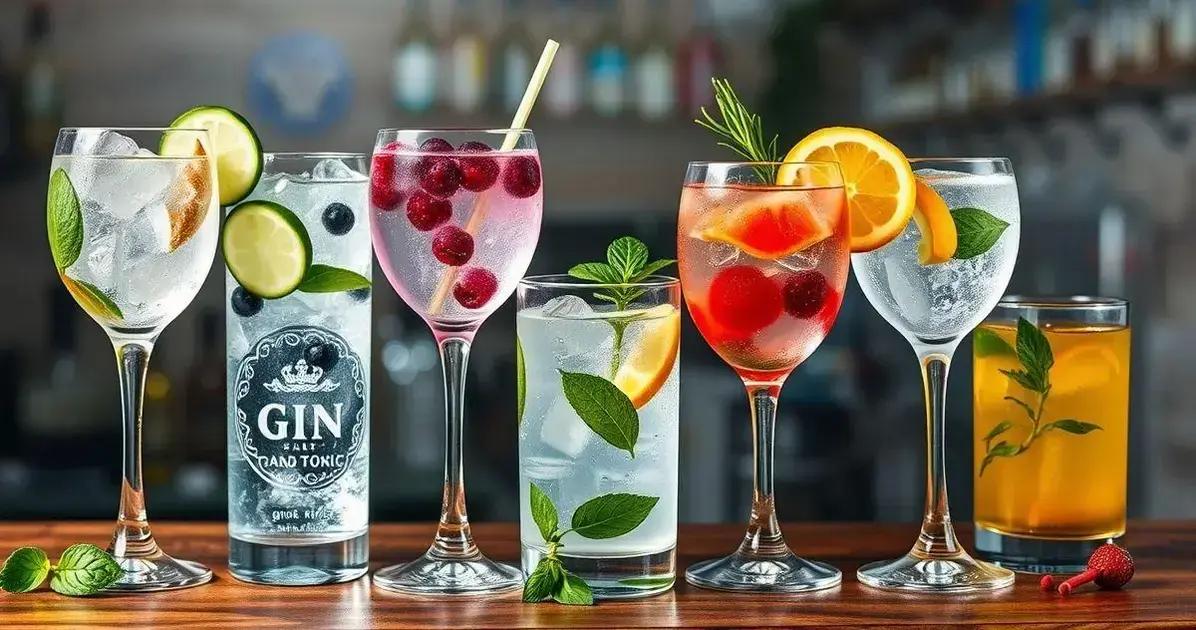 Variantes do Gin Tônica com Limão Siciliano