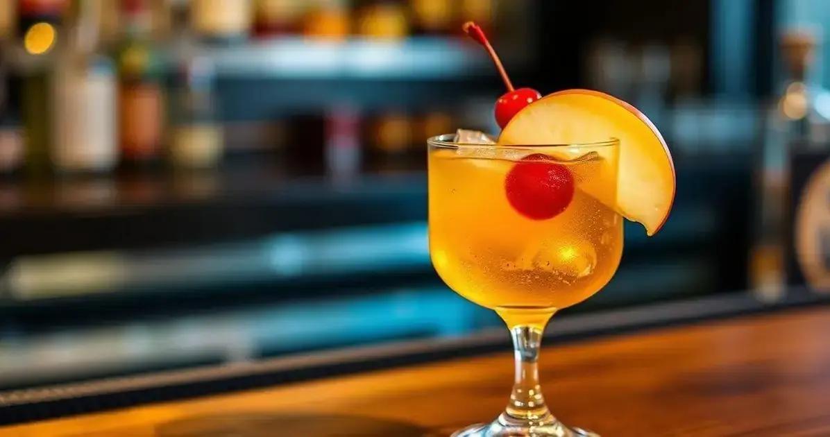 Whisky Sour com Xarope de Maçã: A Mistura Perfeita para seu Drink