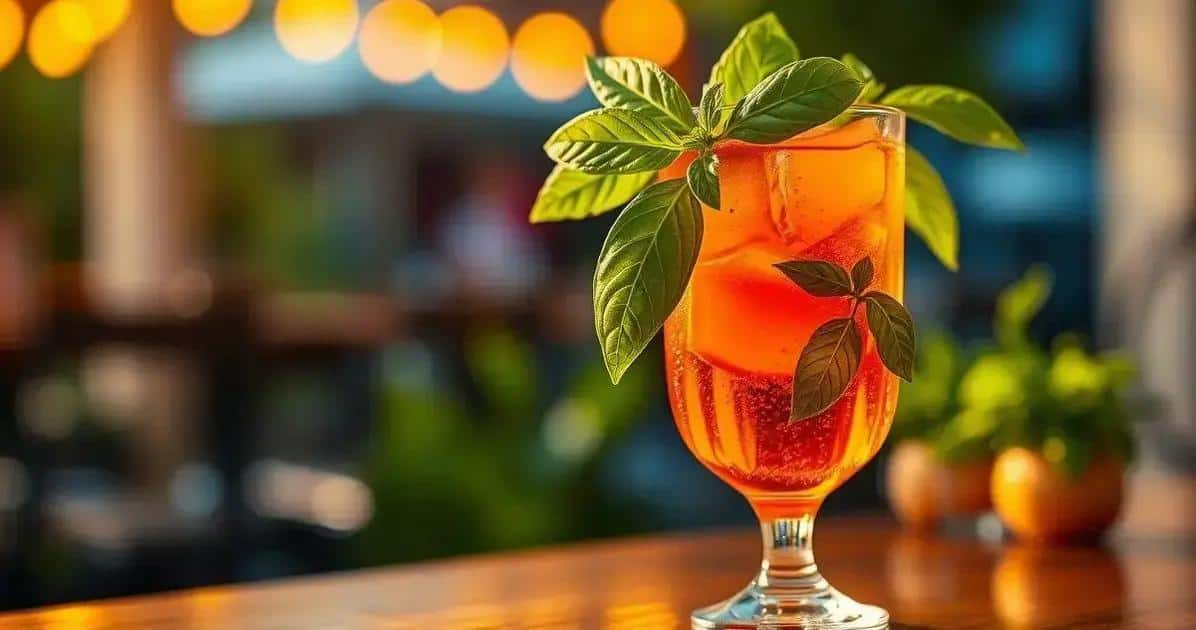 A Importância do Manjericão no Drink