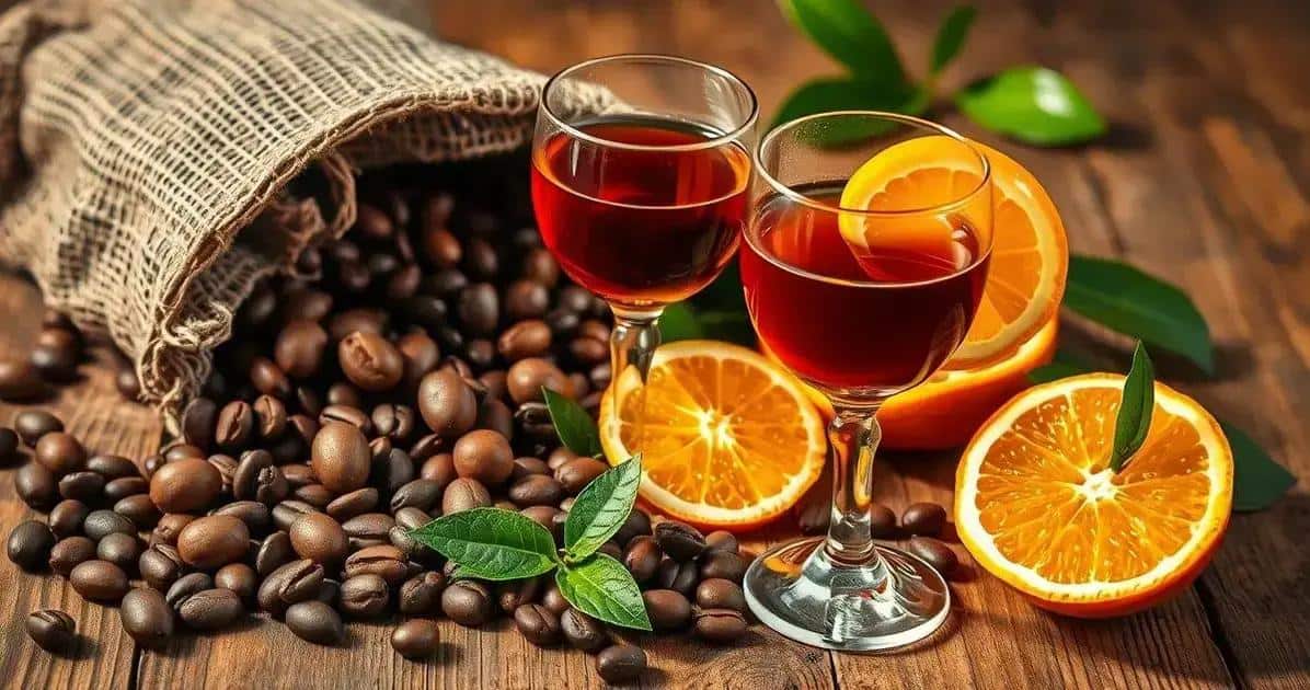 Benefícios do Licor de Avelã com Café e Licor de Laranja