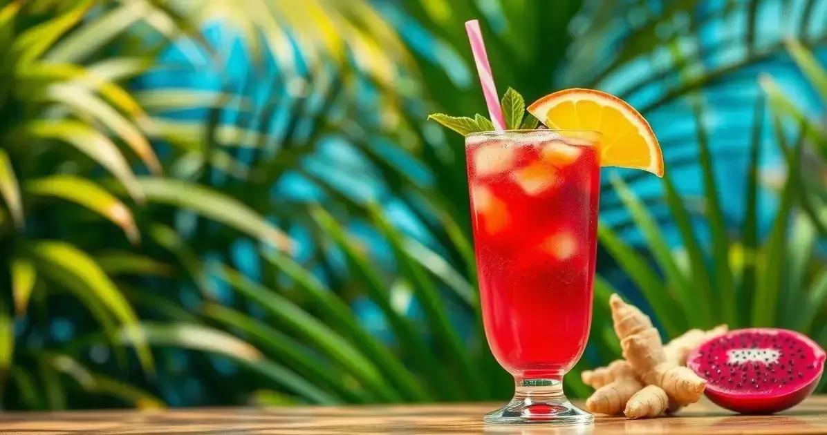 Caipirinha de Pitaya e Gengibre: Refrescância Tropical Para Seu Verão