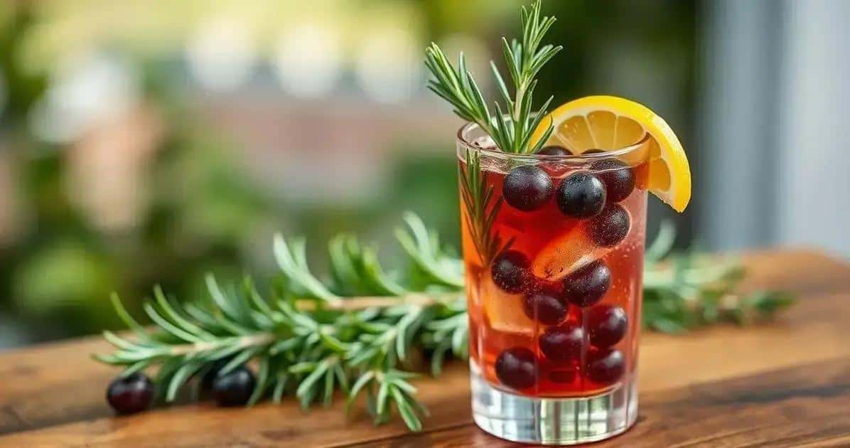 Caipiríssima de Uva com Alecrim: Aprenda a Preparar esta Delícia Refrescante