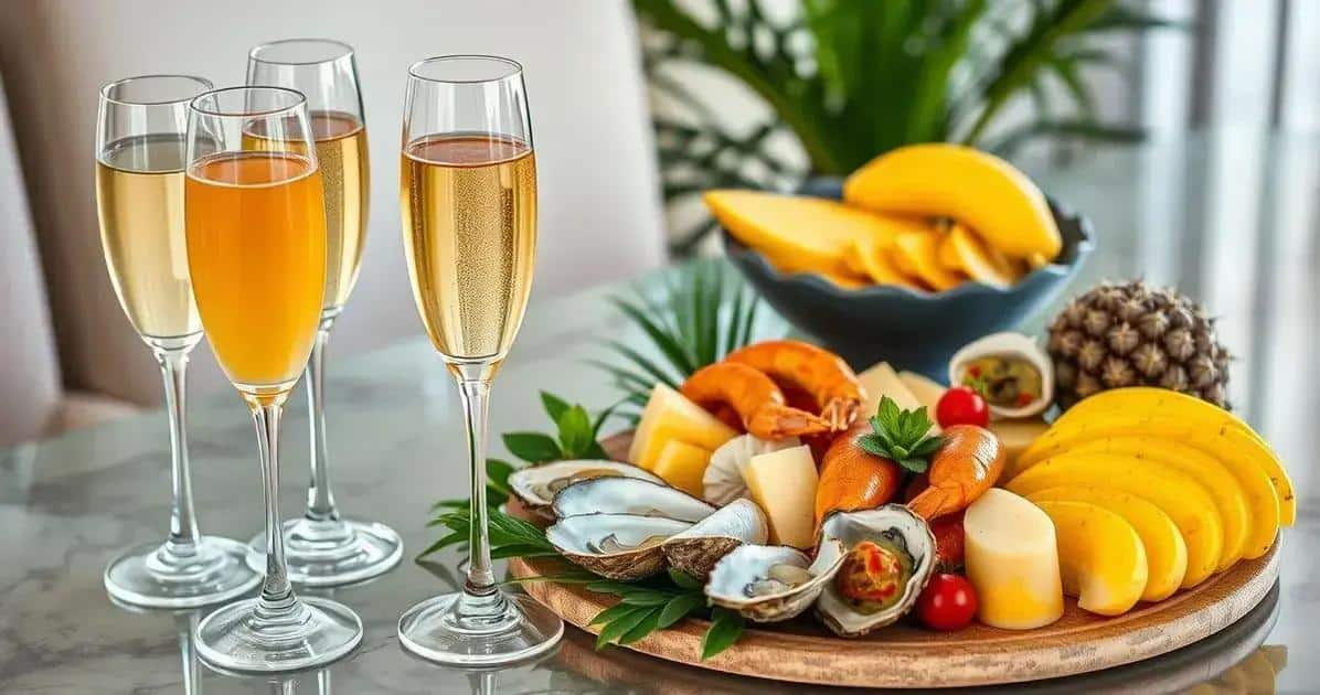 Combinações de Sabores: O que Acompanhar com Champagne e Maracujá