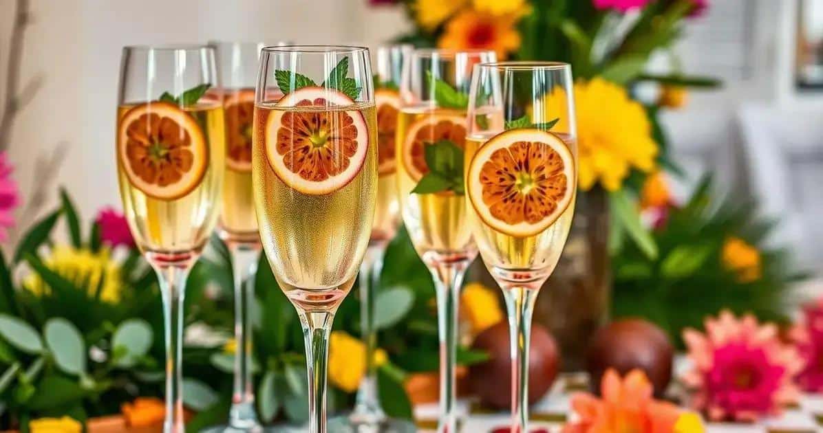 Como Servir: Copos e Decoração