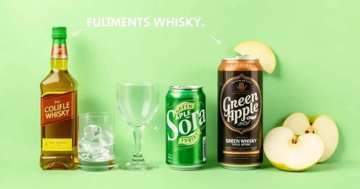 Curiosidades sobre os Ingredientes do Whisky com Soda de Maçã Verde