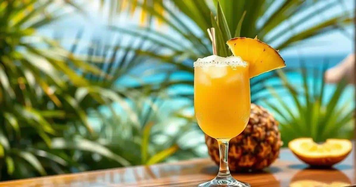 Daiquiri de Coco e Abacaxi: O Coquetel Refrescante Que Você Precisa Experimentar