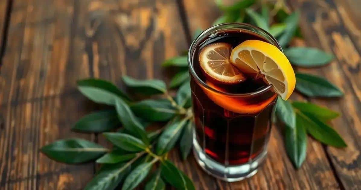 Descubra o Delicioso Conhaque com Chá Preto e Limão Siciliano