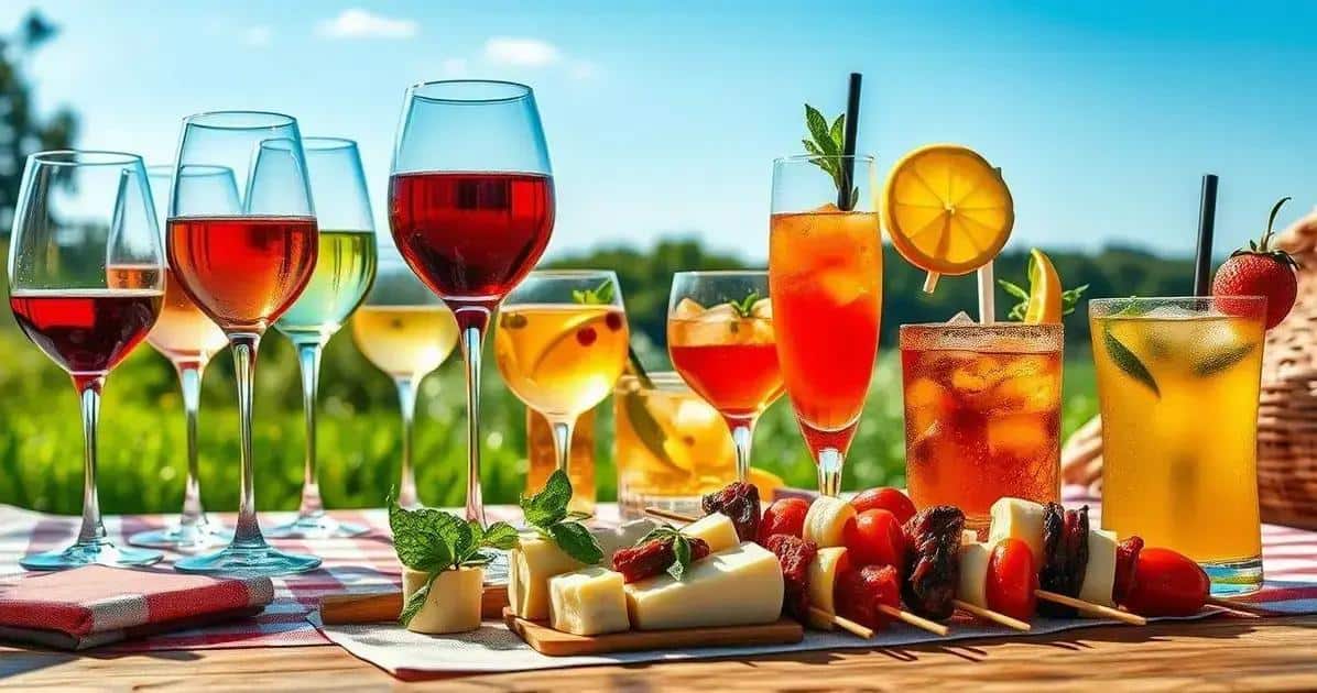 Harmonização dos Espetinhos com Bebidas