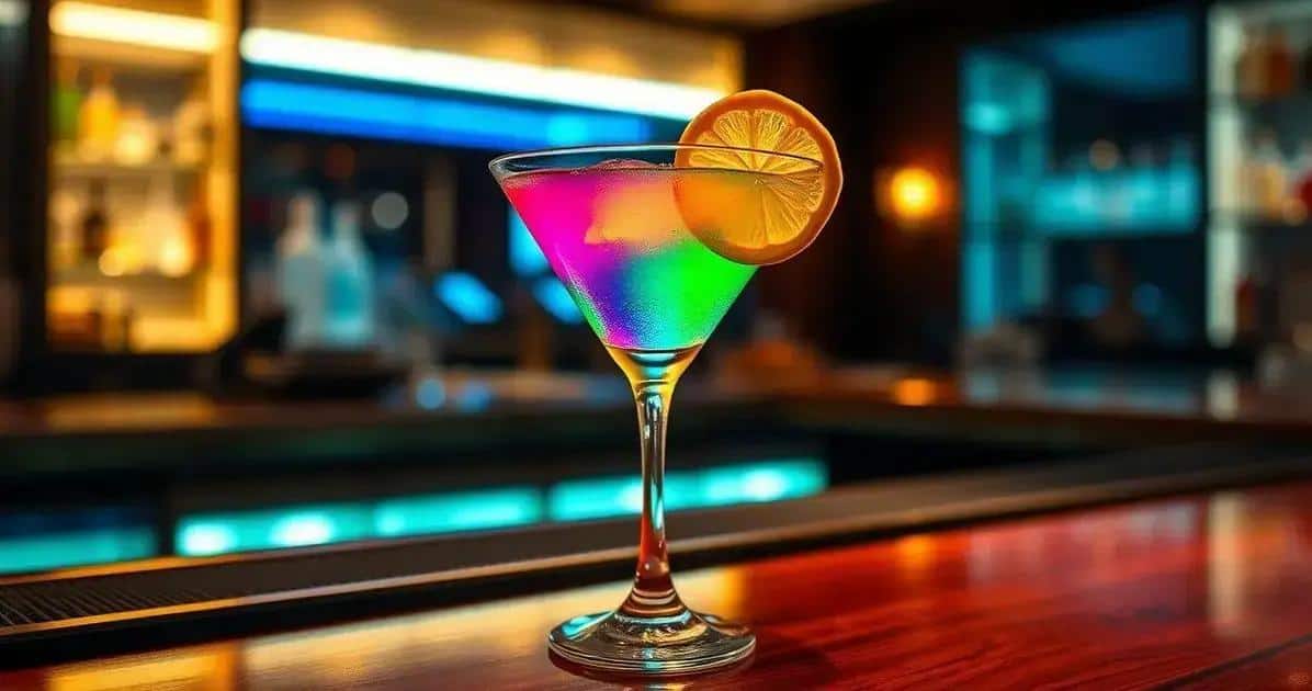 Ingredientes para Martini com Refrigerante de Limão e Gengibre