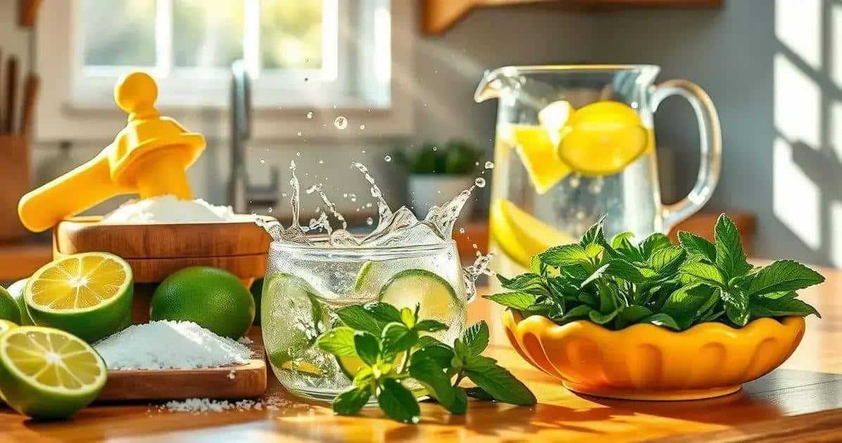 Método de Preparo da Limonada Tropical