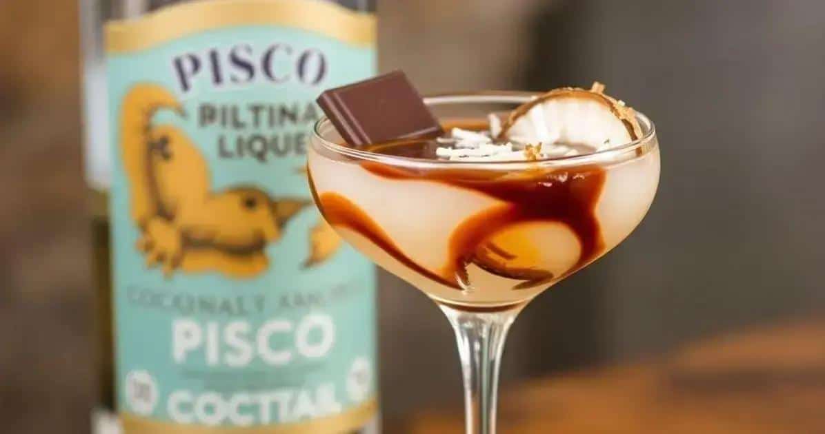 Pisco com Licor de Coco e Chocolate: Uma Delícia de Bebida