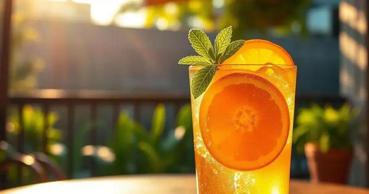 Vodka com Refrigerante de Gengibre e Laranja: Uma Combinação Refrescante