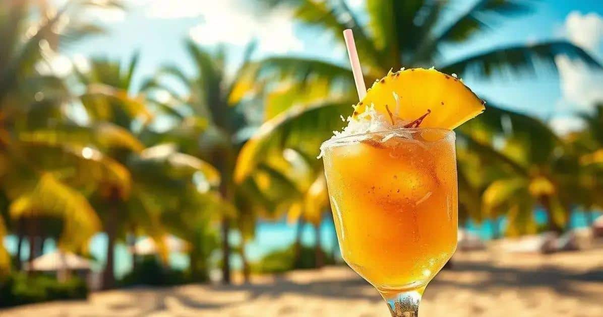 Vodka Tropical com Abacaxi e Coco Ralado: Uma Experiência Refrescante!